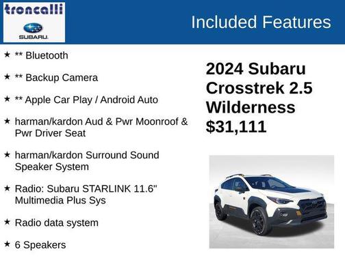 2024 Subaru Crosstrek Wilderness