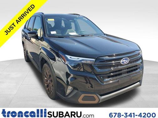 Crystal Black Silica 2025 Subaru Forester Sport