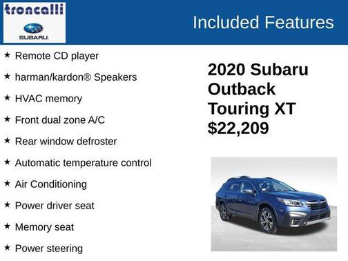 2020 Subaru Outback Touring XT