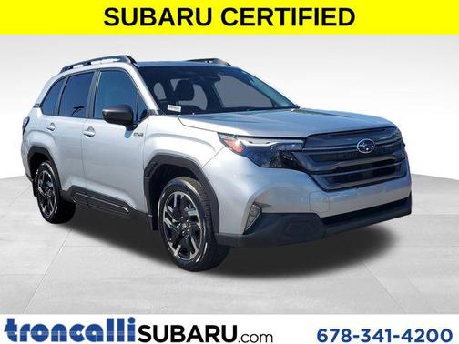 Ice Silver Metallic 2025 Subaru Forester Hybrid Premium