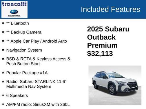 2025 Subaru Outback Premium