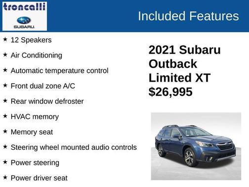 2021 Subaru Outback Limited XT