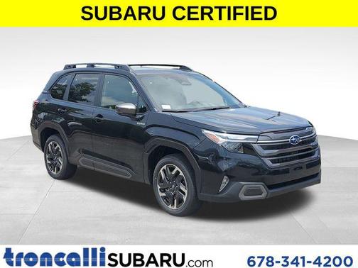 Crystal Black Silica 2025 Subaru Forester Hybrid Limited