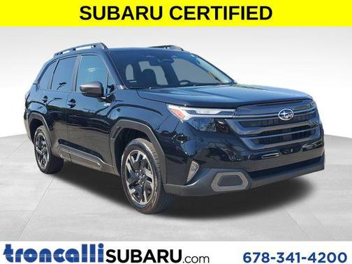 Crystal Black Silica 2025 Subaru Forester Hybrid Limited