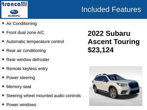 2022 Subaru Ascent Touring 7-Passenger