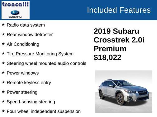 2019 Subaru Crosstrek 2.0i Premium