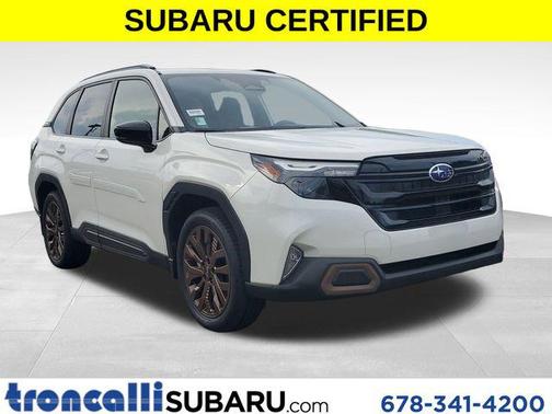 Crystal White Pearl 2025 Subaru Forester Sport