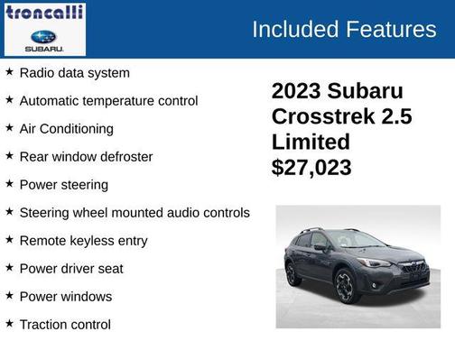 2023 Subaru Crosstrek Limited