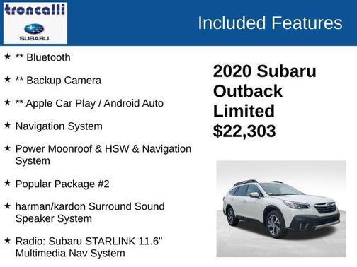 2020 Subaru Outback Limited
