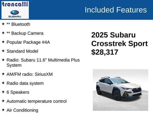 2025 Subaru Crosstrek Sport
