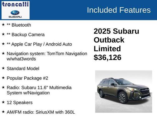 2025 Subaru Outback Limited