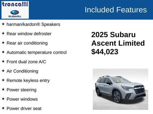 2025 Subaru Ascent Limited 8-Passenger