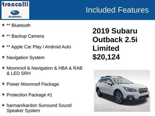 2019 Subaru Outback 2.5i Limited