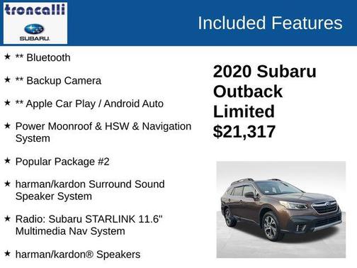 2020 Subaru Outback Limited