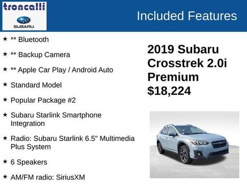 Khaki 2019 Subaru Crosstrek 2.0i Premium