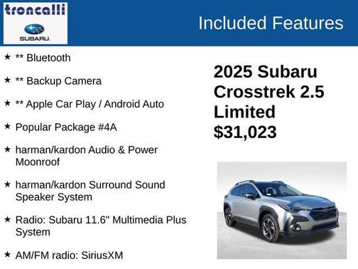 2025 Subaru Crosstrek Limited
