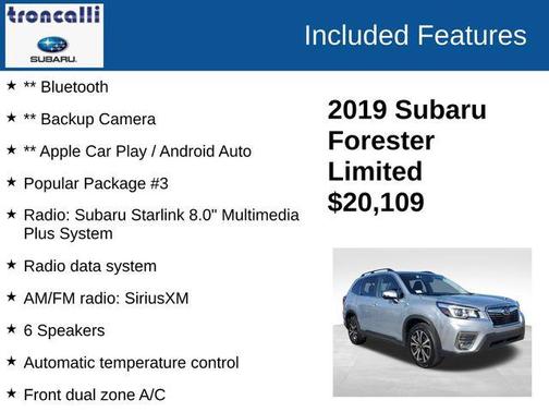 2019 Subaru Forester Limited