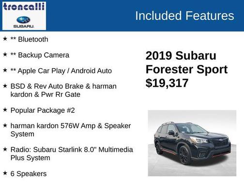 2019 Subaru Forester Sport