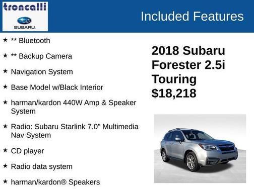 2018 Subaru Forester 2.5i Touring