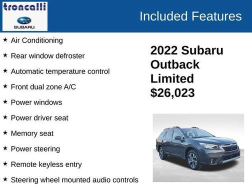 2022 Subaru Outback Limited