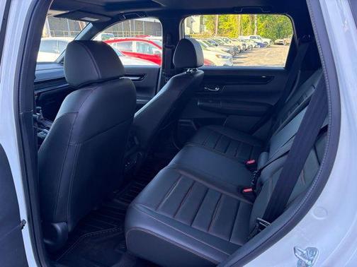 Platinum White Pearl 2025 Honda CR-V Hybrid Sport Touring AWD