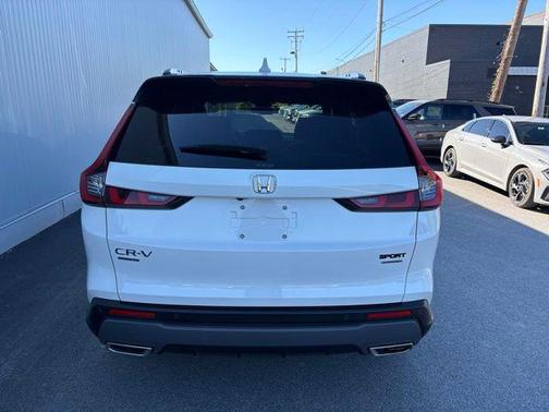 Platinum White Pearl 2025 Honda CR-V Hybrid Sport Touring AWD