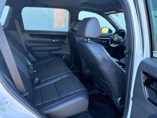Platinum White Pearl 2025 Honda CR-V Hybrid Sport Touring AWD