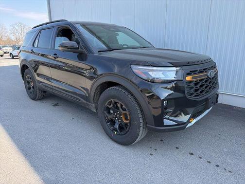 Agate Black Metallic 2026 Ford Explorer Tremor