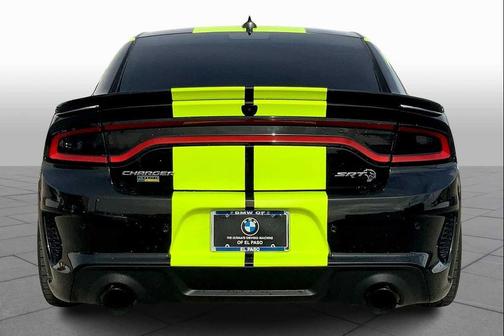 Pitch Black Clearcoat 2020 Dodge Charger SRT Hellcat