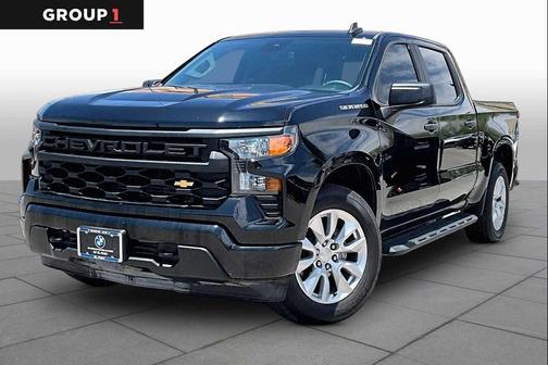 Black 2024 Chevrolet Silverado 1500 Custom
