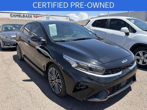 Aurora Black 2023 Kia Forte GT