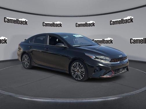 Aurora Black 2023 Kia Forte GT