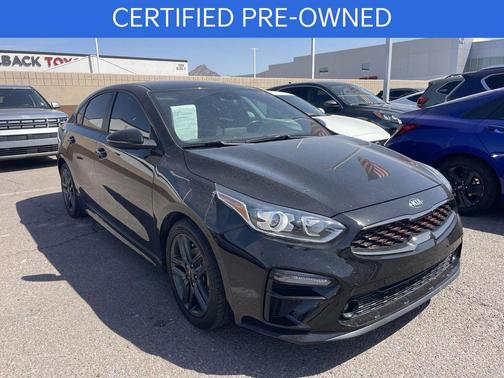 Aurora Black 2021 Kia Forte GT-Line