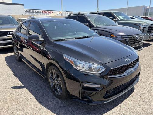 Aurora Black 2021 Kia Forte GT-Line