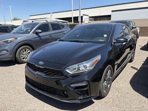 Aurora Black 2021 Kia Forte GT-Line