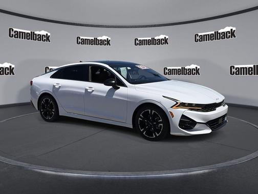 Glacial White Pearl 2022 Kia K5 GT-Line