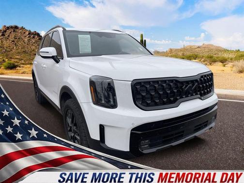 Glacial White Pearl 2025 Kia Telluride SX Prestige X-Pro