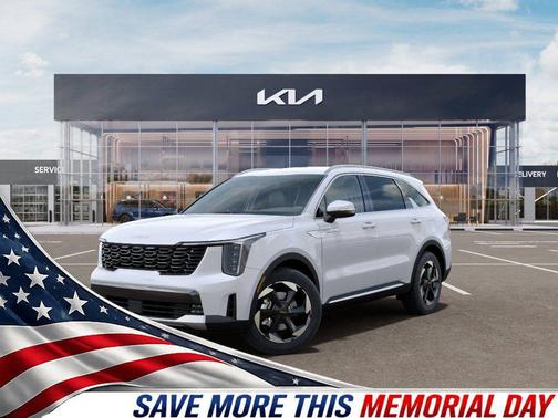 Snow White Pearl 2026 Kia Sorento Hybrid EX