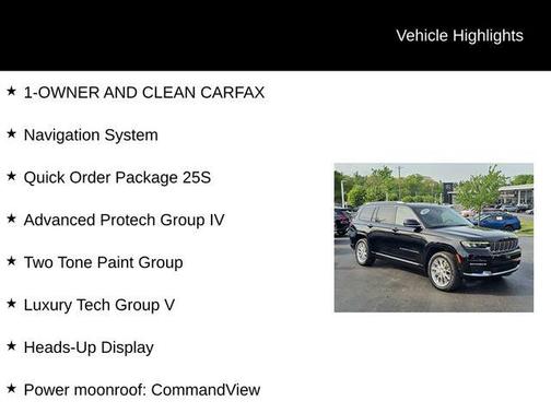 Diamond Black Crystal Pearlcoat 2021 Jeep Grand Cherokee L Summit