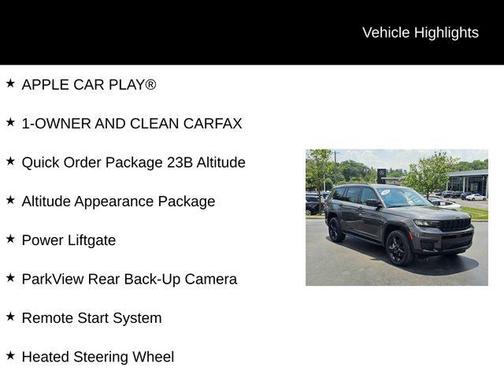 2023 Jeep Grand Cherokee L Altitude