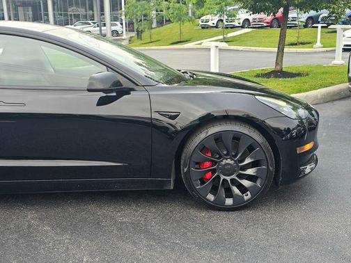 Solid Black 2023 Tesla Model 3 Performance