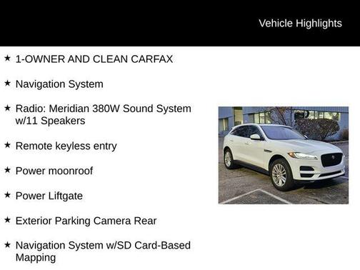 2017 Jaguar F-PACE 35t Prestige