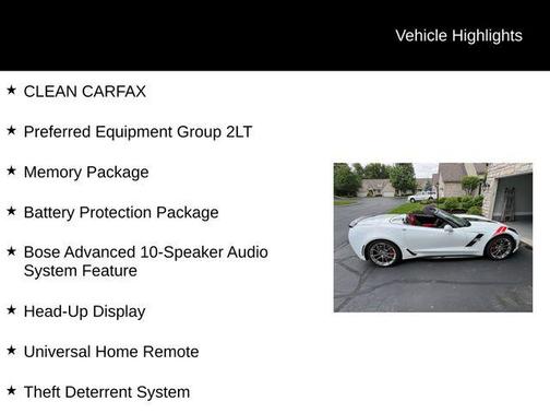 Arctic White 2017 Chevrolet Corvette Grand Sport