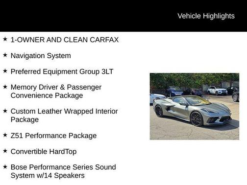 2022 Chevrolet Corvette Stingray w/3LT
