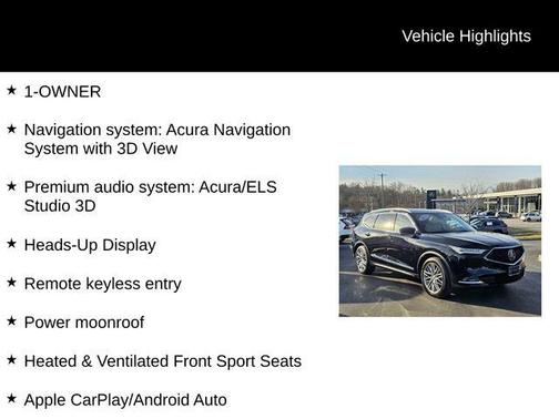 2023 Acura MDX Advance Package