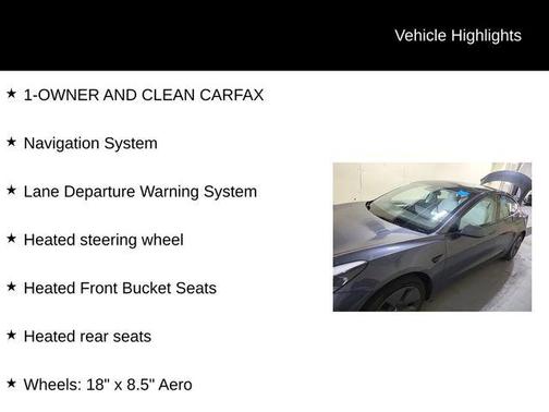 Midnight Silver Metallic 2023 Tesla Model 3 Standard Range