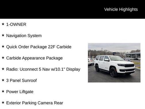 2022 Jeep Wagoneer Series I Obsidian 4x4