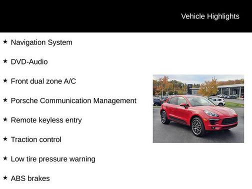 2018 Porsche Macan Sport Edition