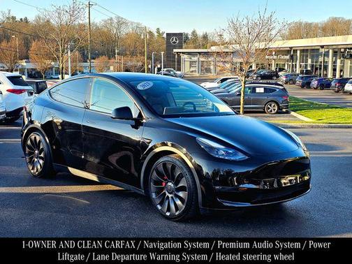 Solid Black 2023 Tesla Model Y Performance Dual Motor All-Wheel Drive