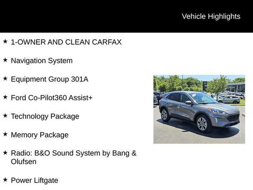Carbonized Gray Metallic 2022 Ford Escape SEL